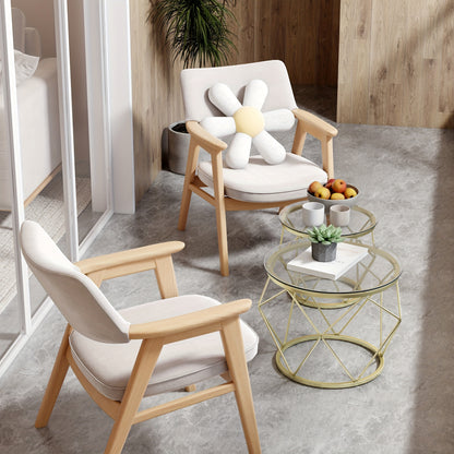 Luxe Ronde Bijzettafel Set