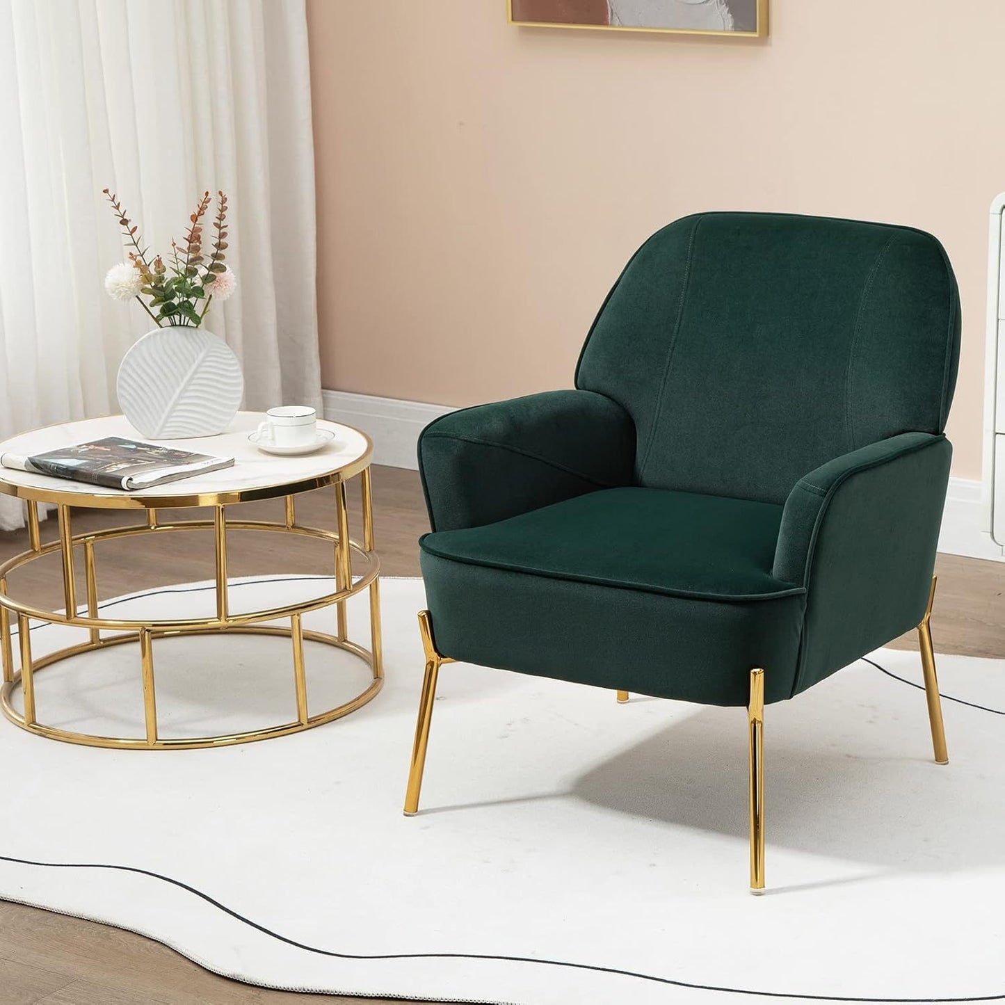 Sepnine Velvet Lounge Stoel