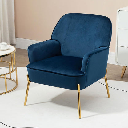 Sepnine Velvet Lounge Stoel