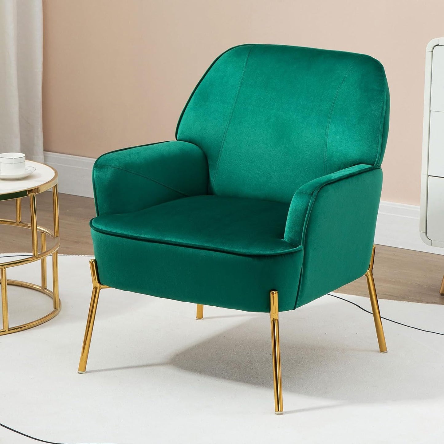 Sepnine Velvet Lounge Stoel