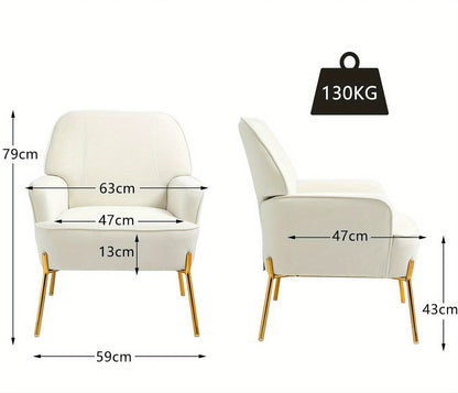 Sepnine Velvet Lounge Stoel