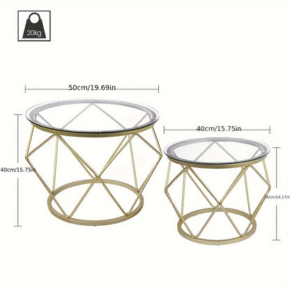 Luxe Ronde Bijzettafel Set