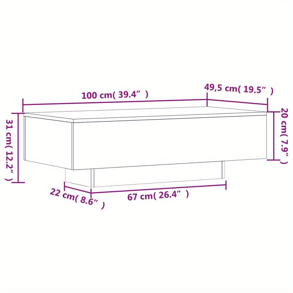 Elegant Witte Salontafel