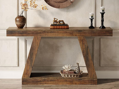 Rustieke Houten Wandtafel – Modern & Stijlvol met Uniek A-Frame Design
