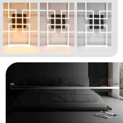 Moderne LED Plafondlamp – Dimbaar met 3 Lichtkleuren en Afstandsbediening