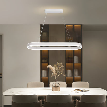Moderne Ovale Hanglamp - Dimbaar LED